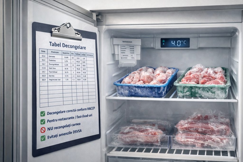 Decongelarea carnii in HoReCa